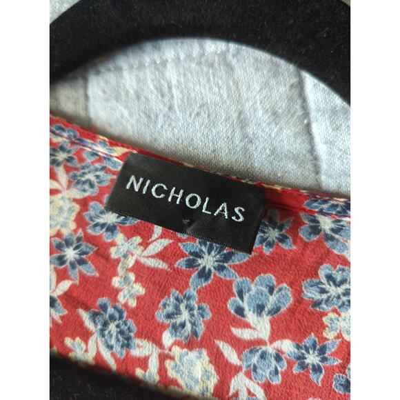 Nicholas Blossom Ruffle Blouse in Floral Print size 2 - Picture 4 of 5